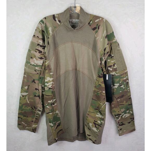 MASSIF FR ARMY ACU COMBAT SHIRT FLAME RESISTANT Sz Large NWT USA Military - Picture 1 of 13